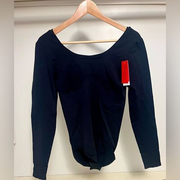 NWT - Spanx Base Body Suit Black L - Picture 1 of 5